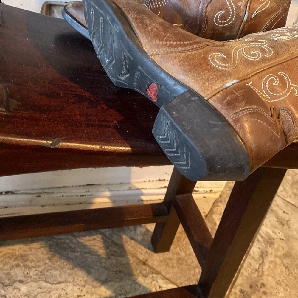 Justin Vintage western style boots size 6.5 - Picture 2 of 7